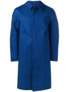 Mackintosh Blue Bonded Cotton 3/4 Coat Gr-001