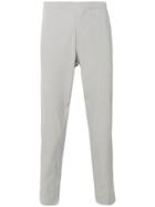 Theory Cropped Straight-leg Trousers - Grey