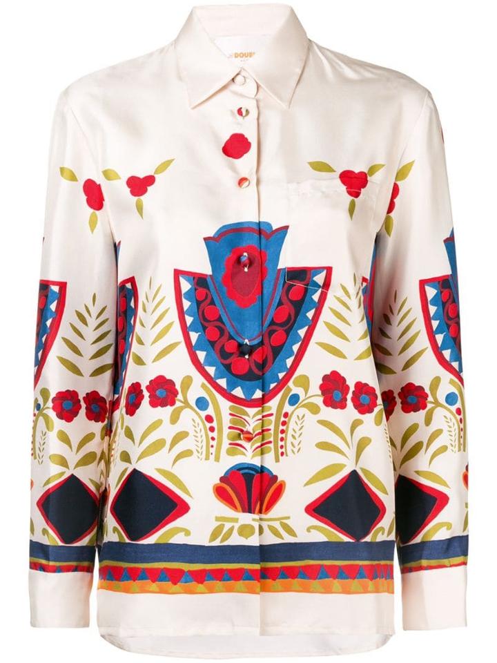 La Doublej Printed New Boy Shirt - Neutrals