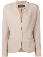 Jean Louis Scherrer Vintage Collarless Blazer - Nude & Neutrals