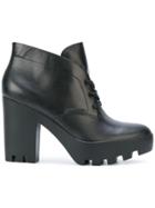 Calvin Klein Jeans Chunky Heel Ankle Boots - Black