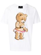 Dom Rebel Teddy Bear T-shirt - White
