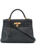 Hermès Pre-owned Kelly Sellier 32 2way Bag - Blue