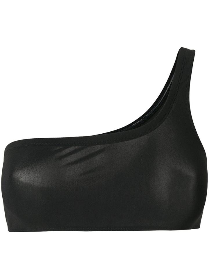 Isabel Marant Étoile One Shoulder Bikini Top - Black