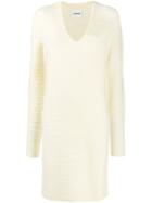 Jil Sander Long-line Knitted Jumper - Yellow