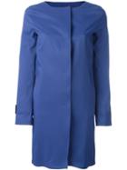 Herno Lightweight Coat, Women's, Size: 42, Blue, Polyamide