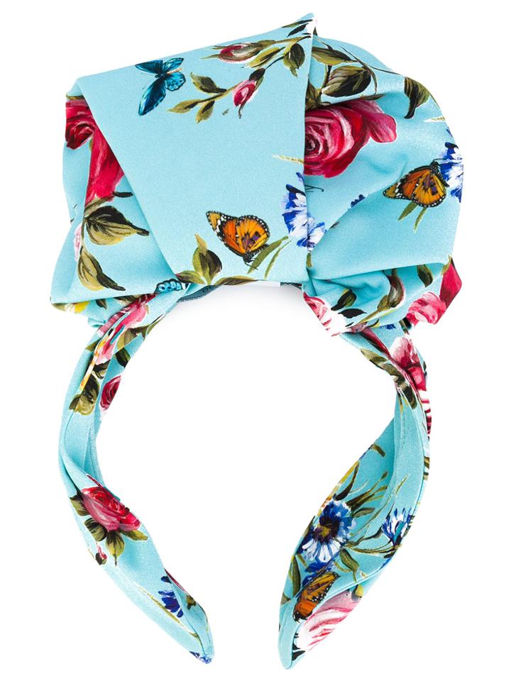Dolce & Gabbana Floral-print Headband - Multicolour