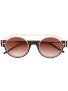 Marc Jacobs Eyewear Round Frame Sunglasses - Brown