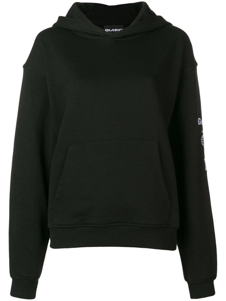 Danielle Guizio Oversized Hoodie - Black