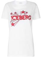 Iceberg Logo Patch T-shirt - White