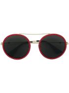 Gucci Eyewear Round Oversized Sunglasses - Red