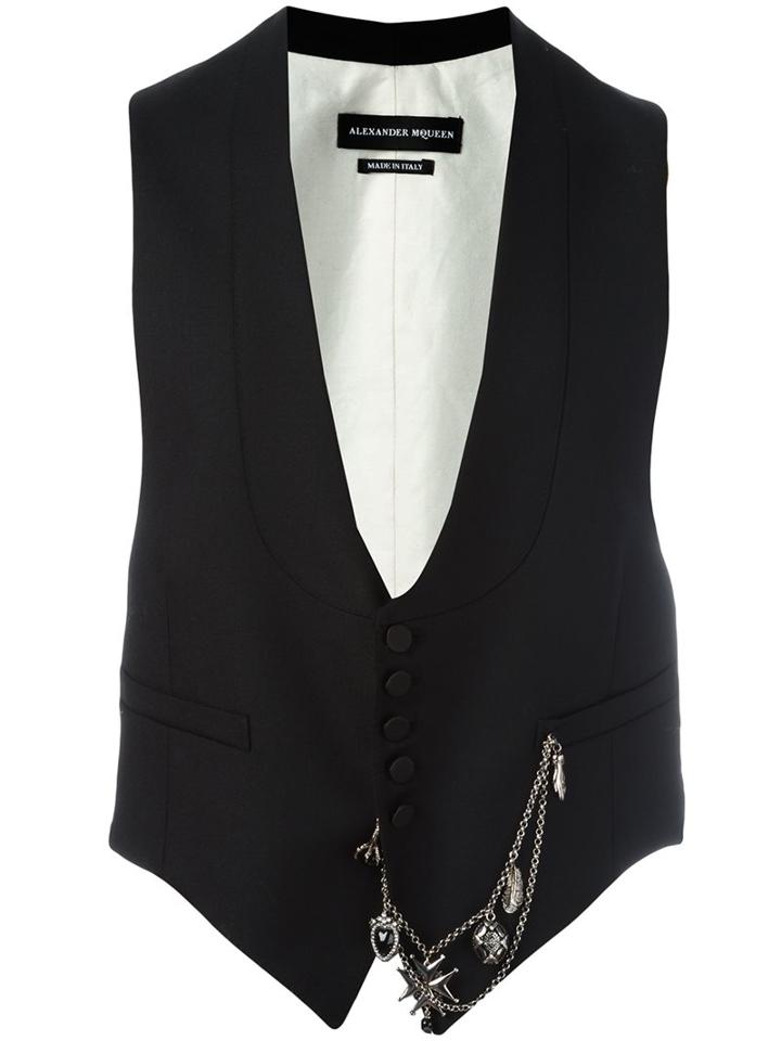 Alexander Mcqueen Pocket Chain Waistcoat
