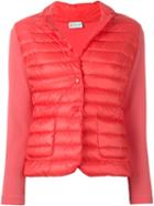Moncler Leyla Padded Jacket, Women's, Size: L, Pink/purple, Polyamide/viscose/feather