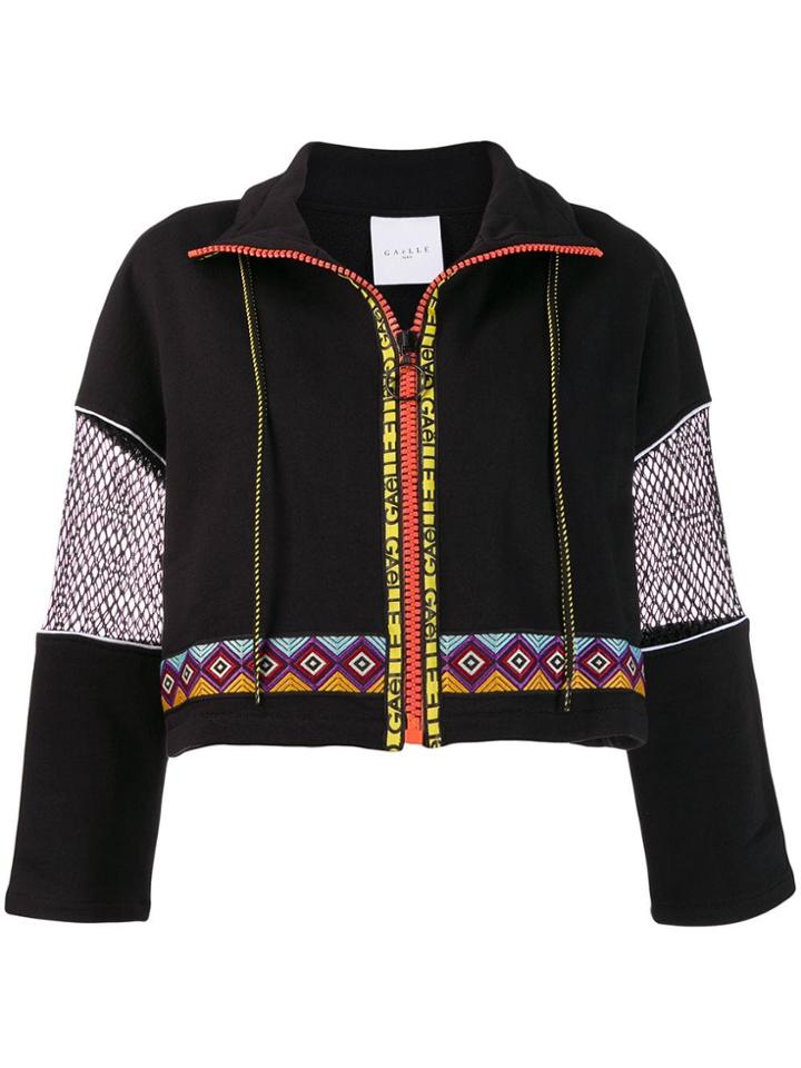 Gaelle Bonheur Aztec Details Jacket - Black