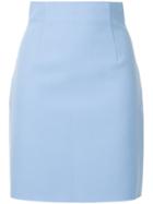 Msgm High-waisted Skirt - Blue