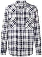 Ami Alexandre Mattiussi Snap Buttons Shirt - Blue
