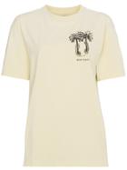 Palm Angels Palm Print T-shirt - Yellow & Orange