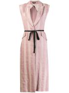Ann Demeulemeester Longline Waistcoat - Pink