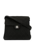 Chanel Pre-owned Double-faced Flap Cc Turn-lock Tote - Black