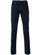 Pierre Balmain - Destroyed Knees Skinny Jeans - Men - Cotton/spandex/elastane - 30, Blue, Cotton/spandex/elastane