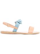 Ancient Greek Sandals Side Strap Bow Sandals - Nude & Neutrals