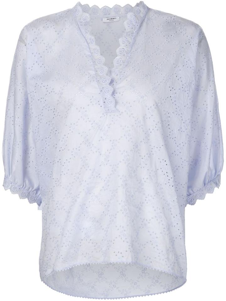 Vilshenko Embroidered Blouse