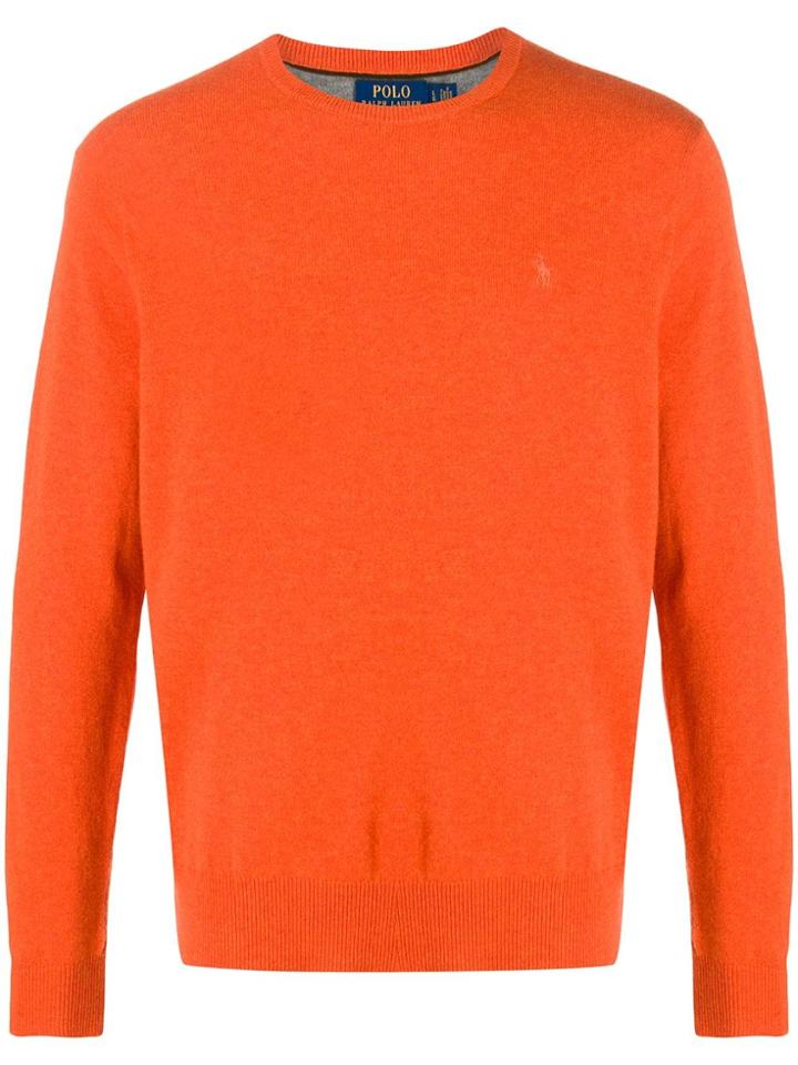 Polo Ralph Lauren Relaxed-fit Logo Embroidery Jumper - Orange