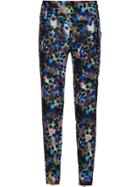 Prada Liquid Daisy Print Trousers - Blue