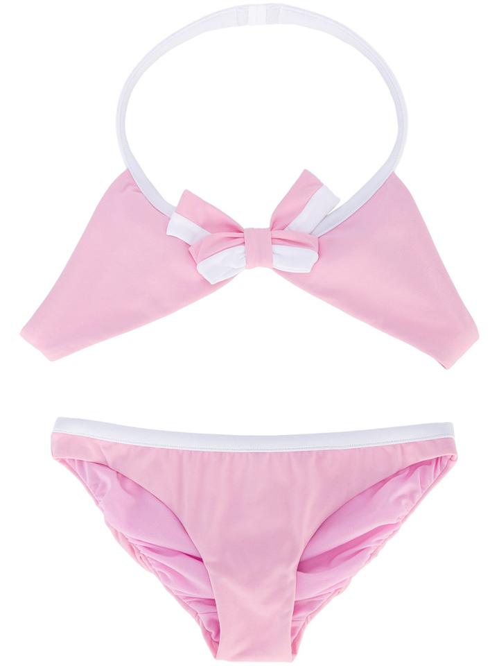 Il Gufo - Halter Bikini - Kids - Polyamide/spandex/elastane/nylon - 10 Yrs, Pink/purple