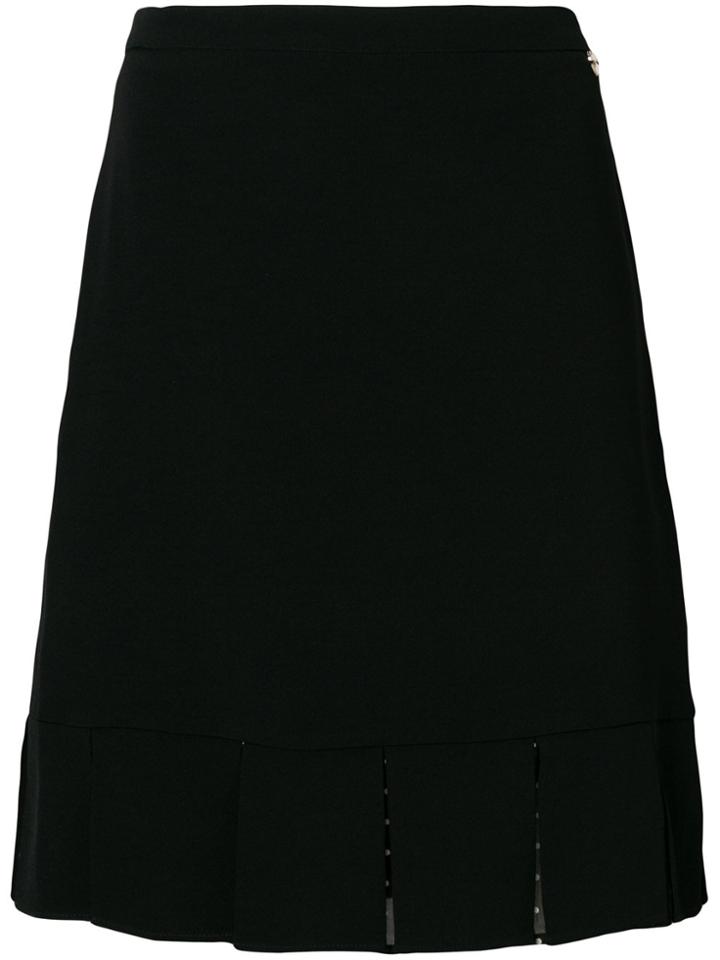 Twin-set Midi A-line Skirt - Black