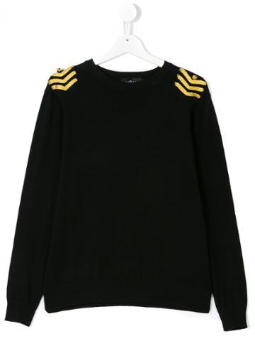 John Richmond Kids Military-style Sweatshirt - Black