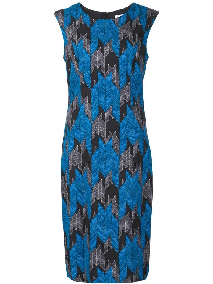 Milly Jacquard Fitted Dress, Women's, Size: 0, Black, Viscose/spandex/elastane