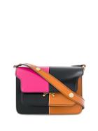 Marni Trunk Colour-block Shoulder Bag - Black