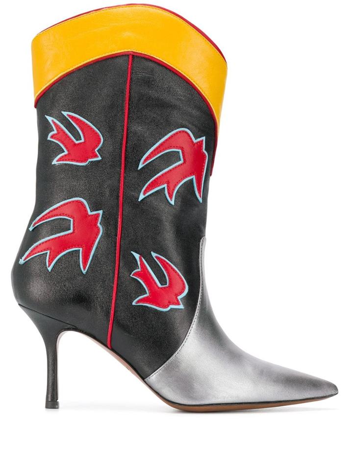 Marc Ellis Western Boots - Silver