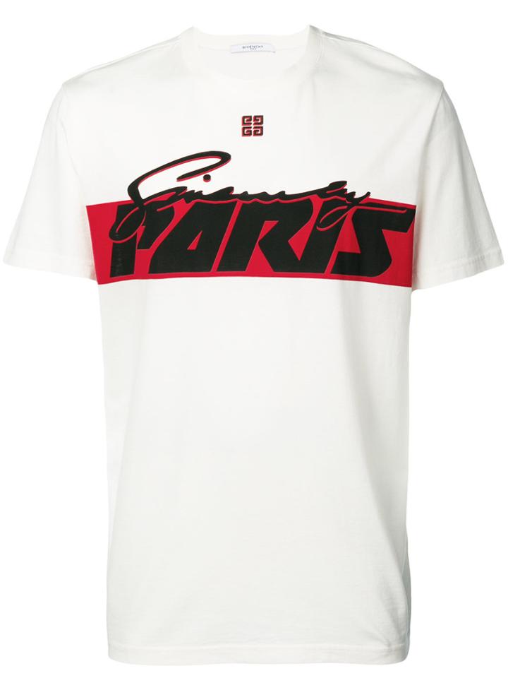Givenchy Graphic Slogan T-shirt - Nude & Neutrals