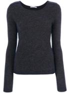 Humanoid - Scoop Neck Top - Women - Spandex/elastane/merino/polyimide/kid Mohair - M, Blue, Spandex/elastane/merino/polyimide/kid Mohair