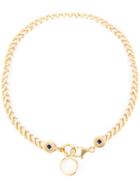 Astley Clarke Woven Biography Bracelet, Women's, White, Rayon/sterling Silver/moon Stone/18kt Yellow Gold