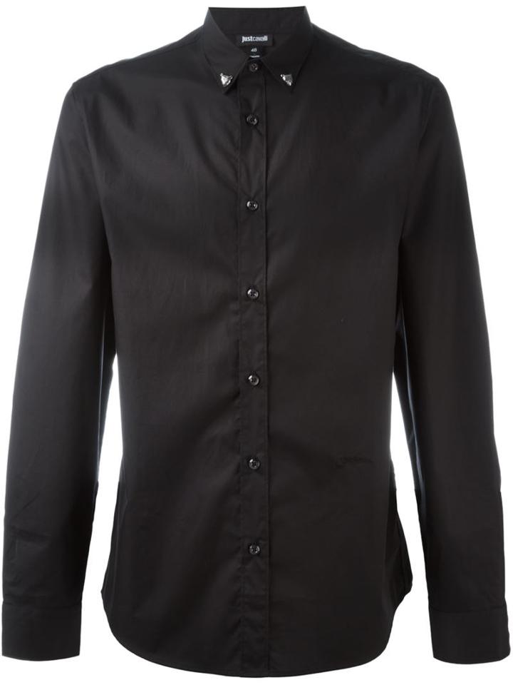 Just Cavalli Button Down Collar Shirt