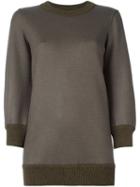Dsquared2 Knitted Sweatshirt, Women's, Size: Medium, Green, Virgin Wool