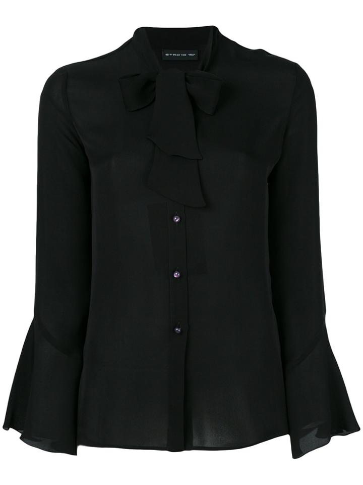 Etro Pussy-bow Blouse - Black