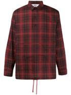 Woolrich Poly Check Shirt Jacket - Red
