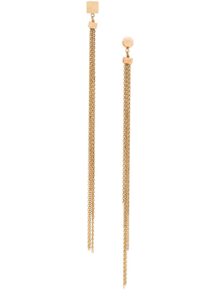 Jacquemus Drop Chained Earrings - Gold