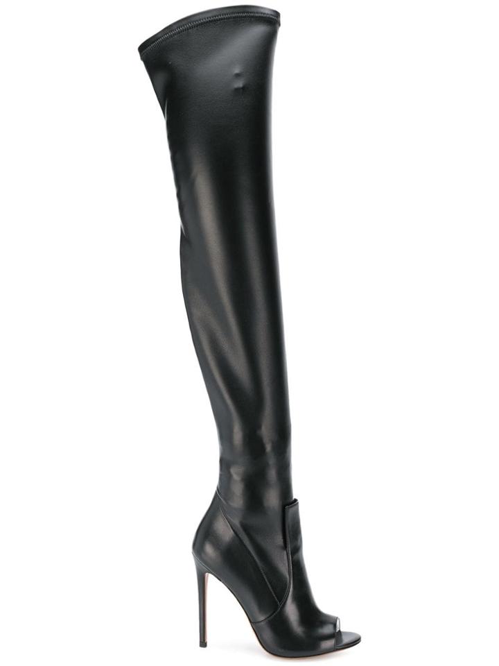 Gianni Renzi High Ankle Boots - Black
