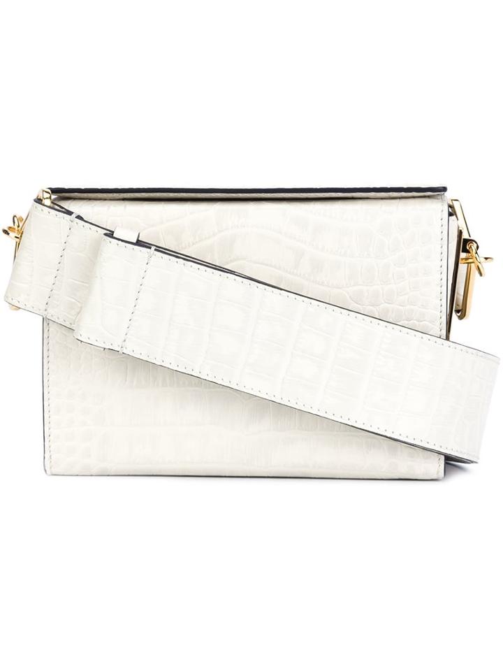 Marni Crocodile Effect Crossbody Bag