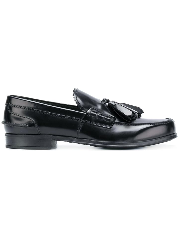 Prada Classic Tassel Loafers - Black