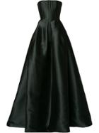 Alex Perry Flared Empire Line Dress - Black
