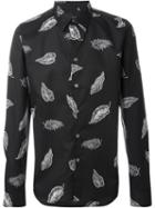 Ps Paul Smith Leaf Print Shirt