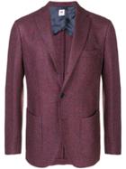 Borrelli Houndstooth Blazer - Red