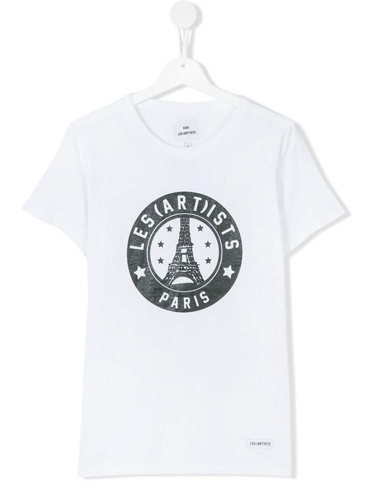 Les (art)ists - Paris Emblem T-shirt - Kids - Cotton - 16 Yrs, White