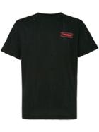 Ground Zero Damage Slogan T-shirt - Black